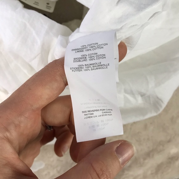 J. Crew Eyelet Floral Skirt Size 000 White Pleats - Picture 7 of 7